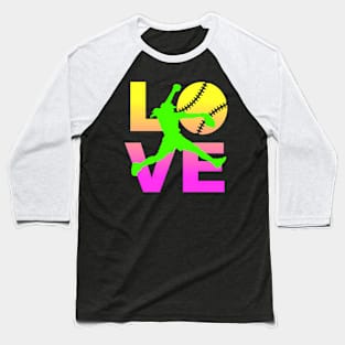 Love Softballn Baseball T-Shirt